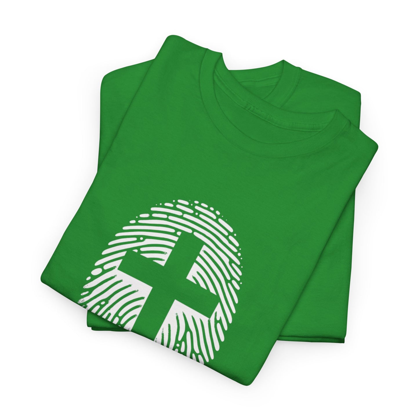 White Finger Print  T-Shirt