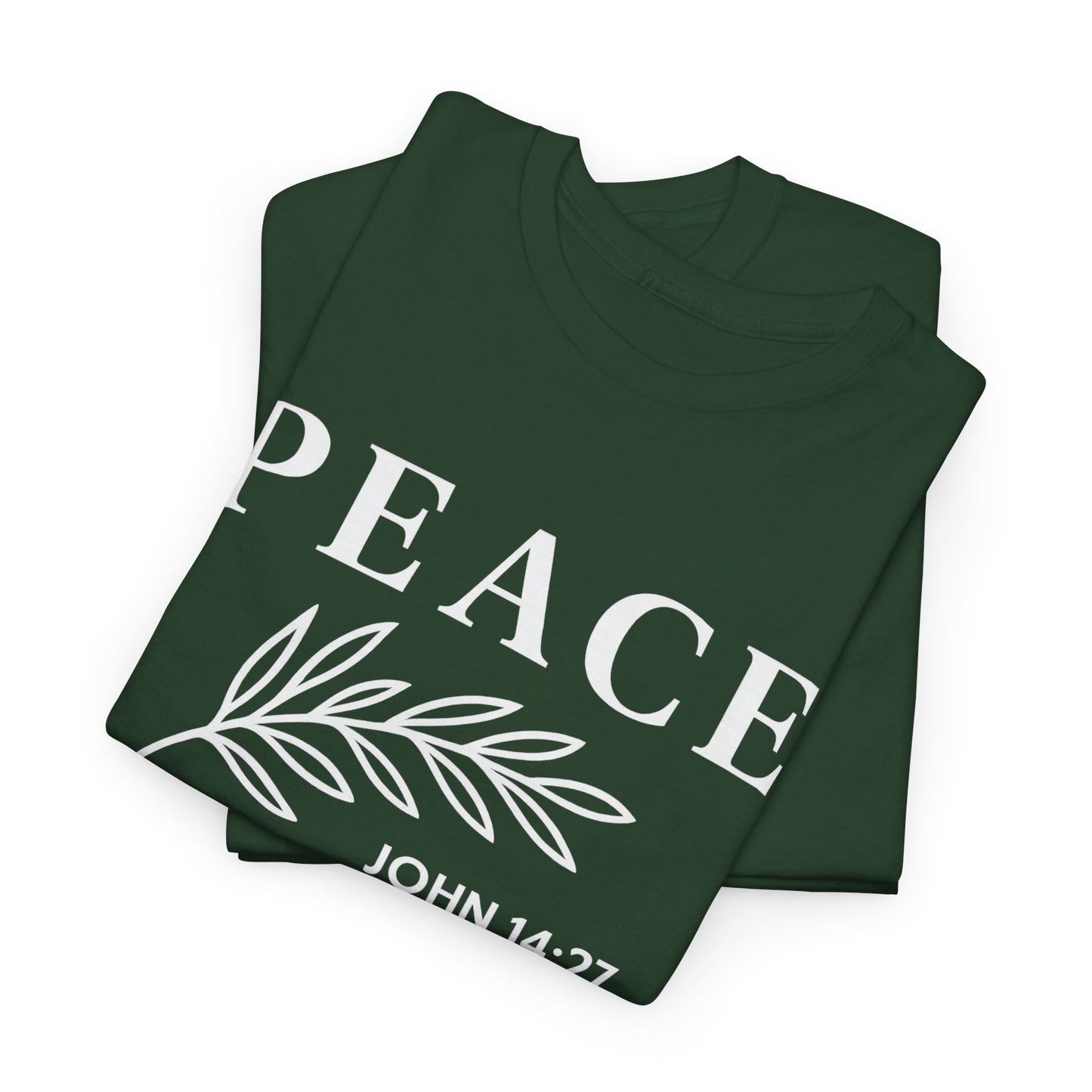 PEACE Christian – John 14:27 | Faith Over Anxiety T-Shirt