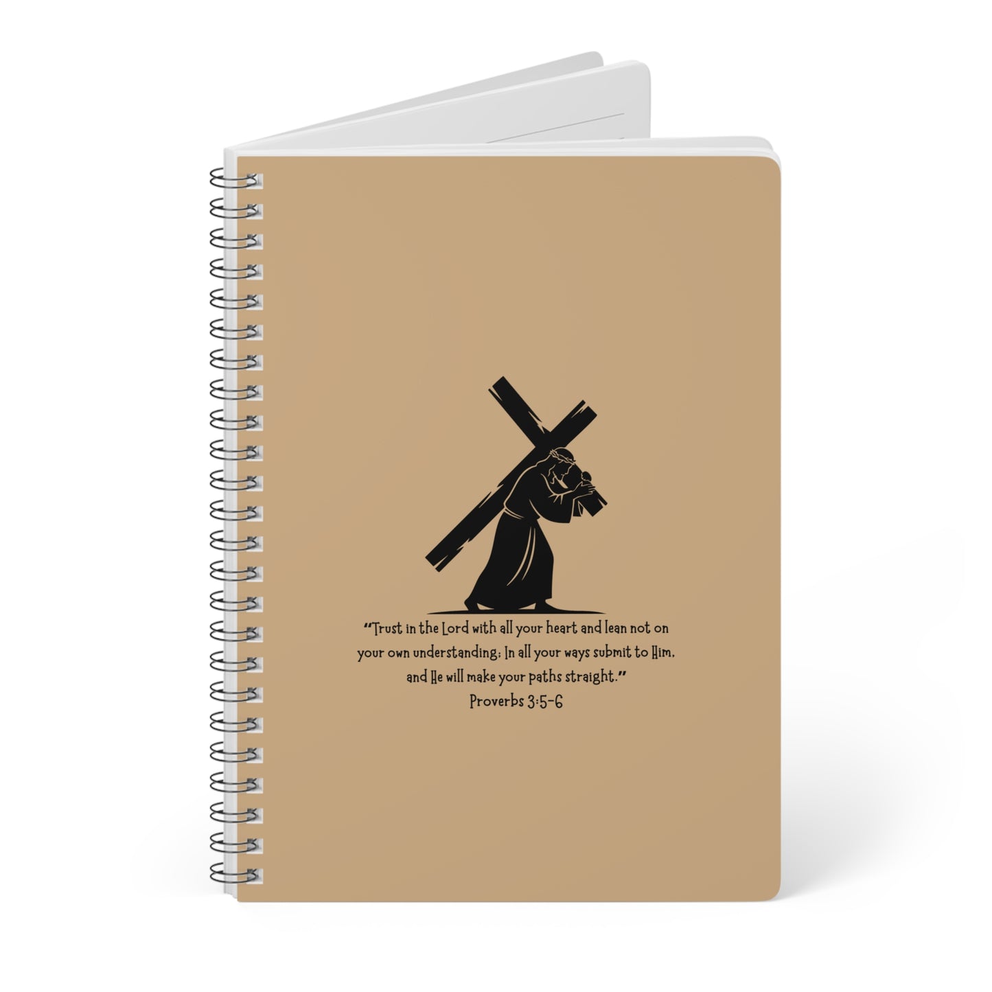 Christian Journal Notebook - Trust in the LORD with all your heart Proverbs 3:5-6