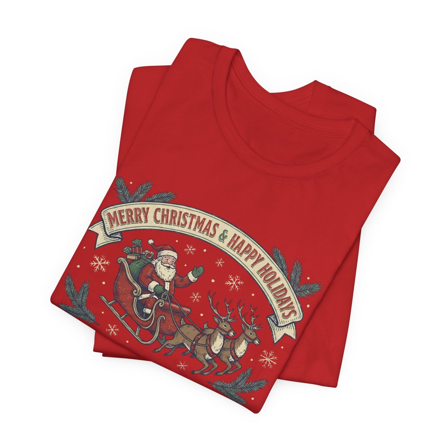 Merry Christmas & Happy Holidays T-Shirt