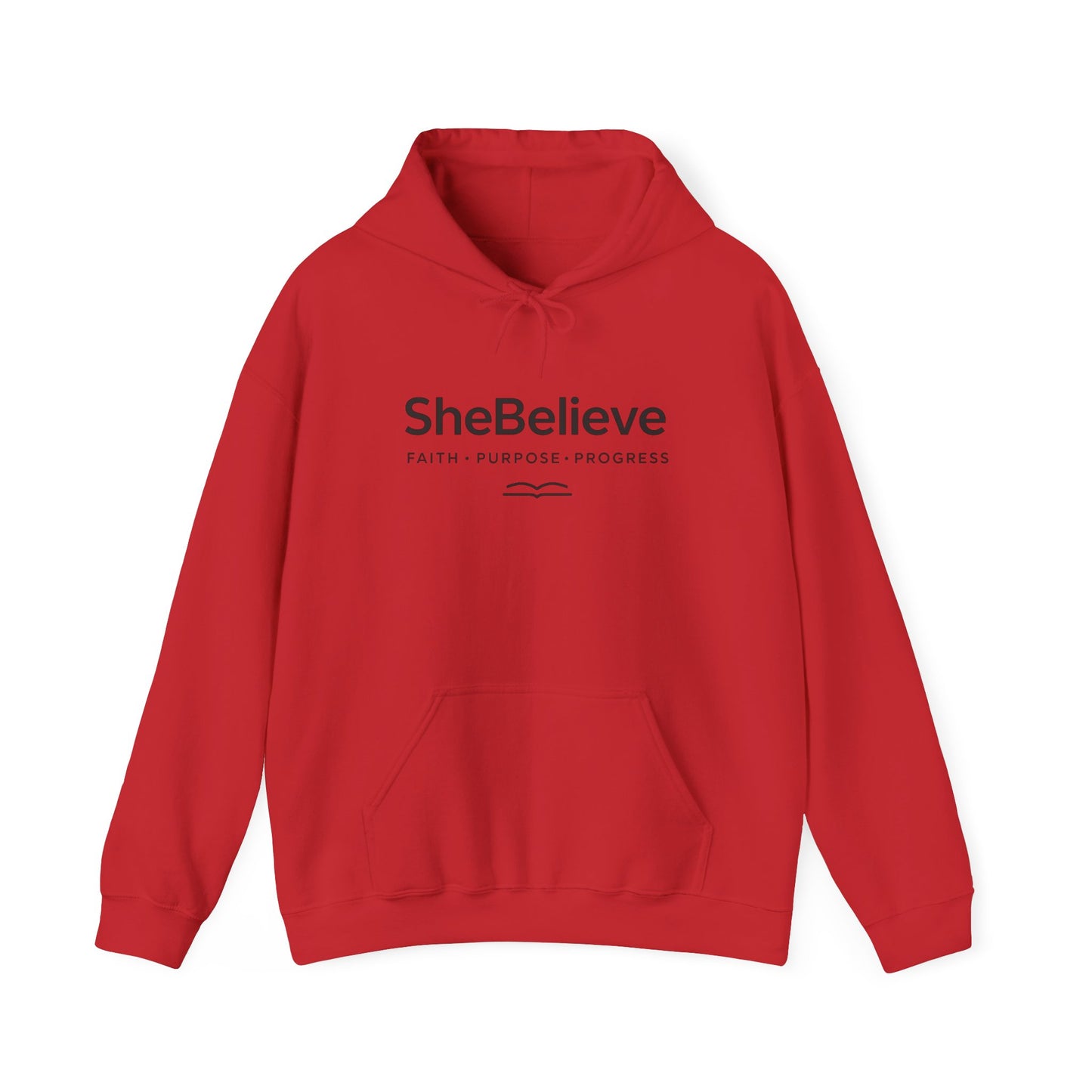 She Believe Co. Hoodie | Faith x Purpose Christian Apparel