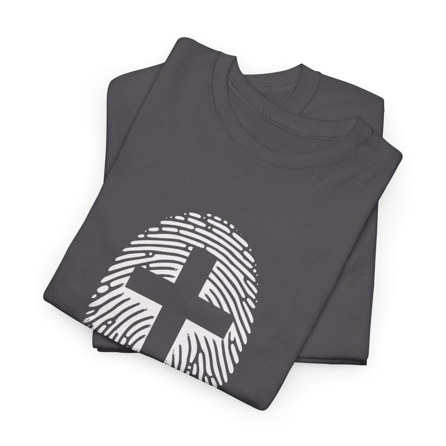 White Finger Print  T-Shirt
