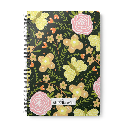 Flowers & Butterflies Wellness Journal & Planner