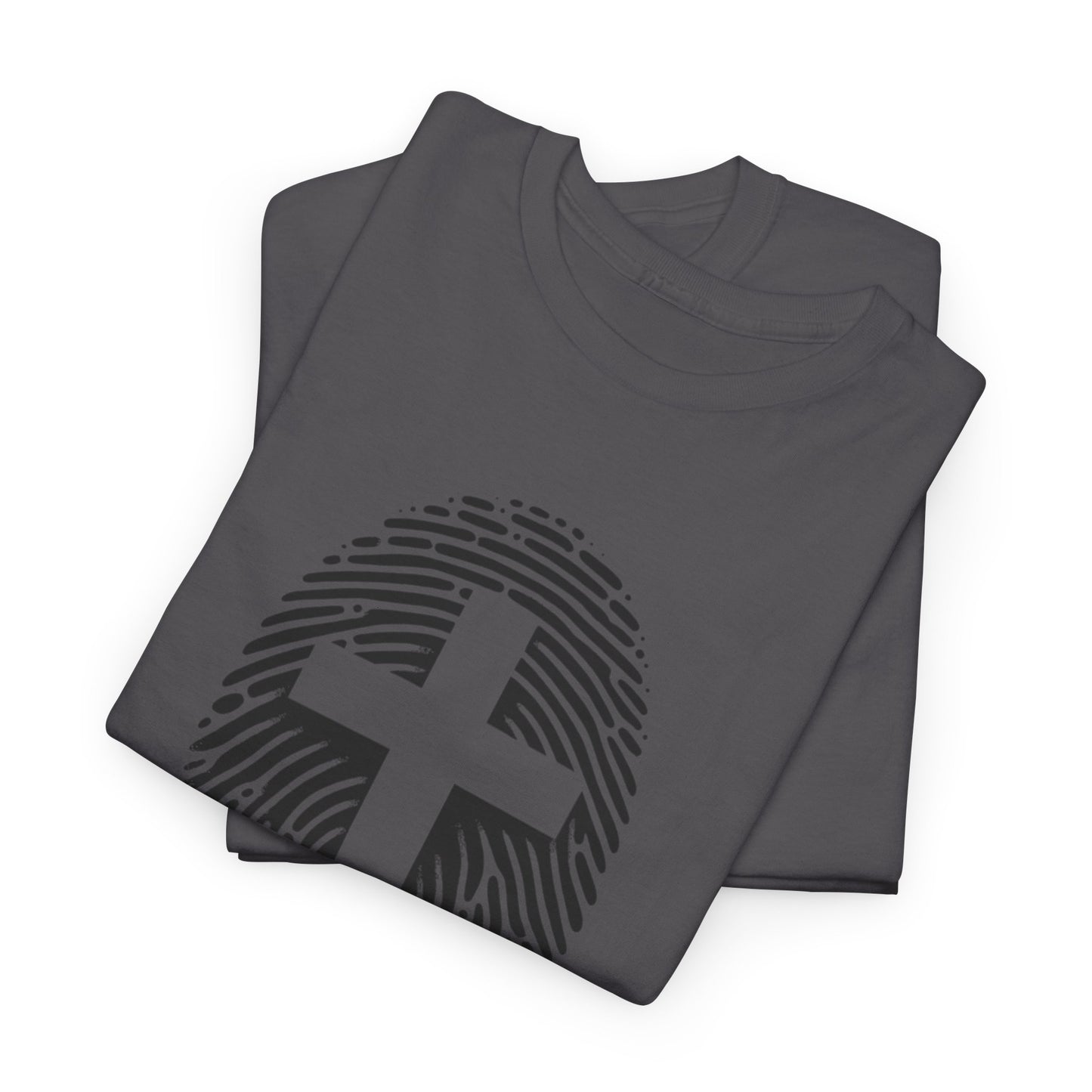 Black Finger Print Christ identity T-Shirt