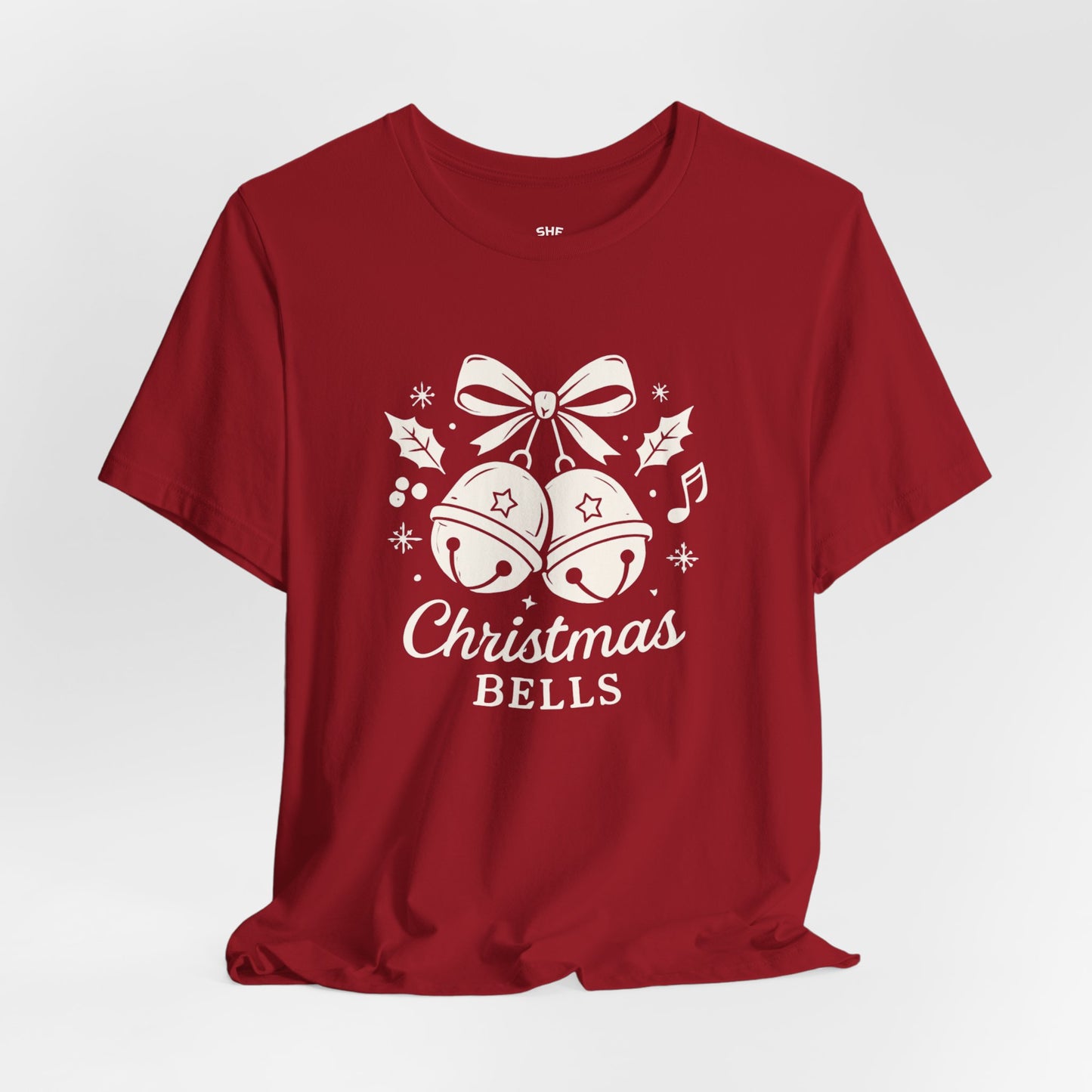 Christmas Bells T-Shirt — Festive Holiday Tee with Jingle Bell Design