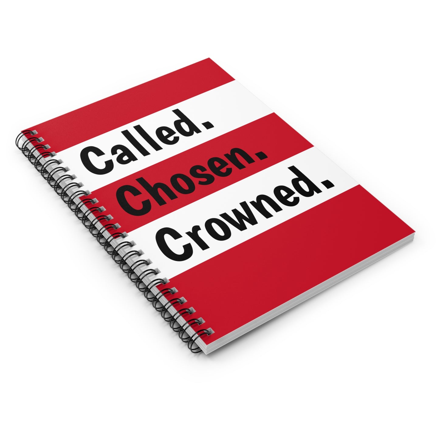 Called, Chosen, Crowned: A Royal Faith Journal for Women of Divine Purpose Notebook, Red