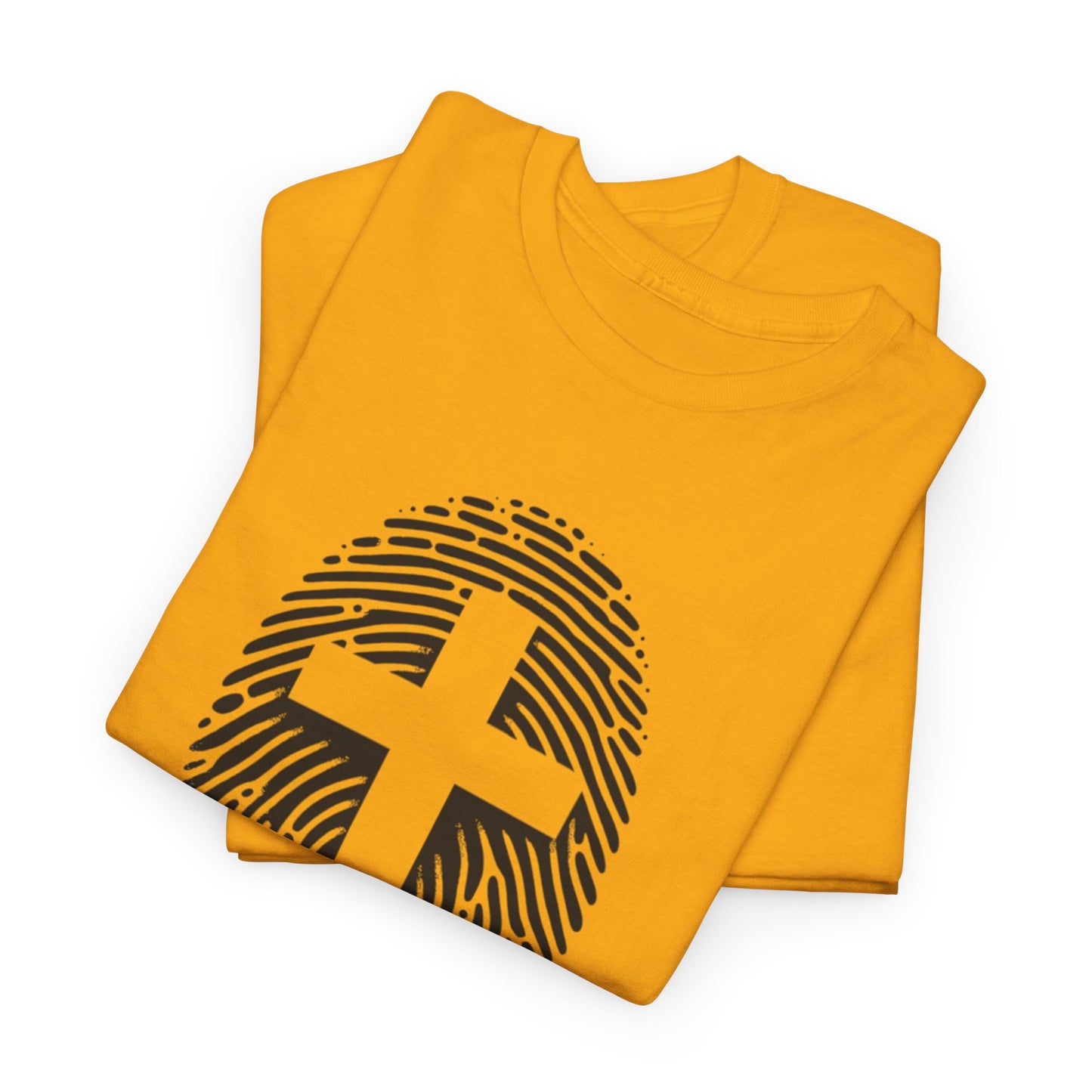 Black Finger Print Christ identity T-Shirt