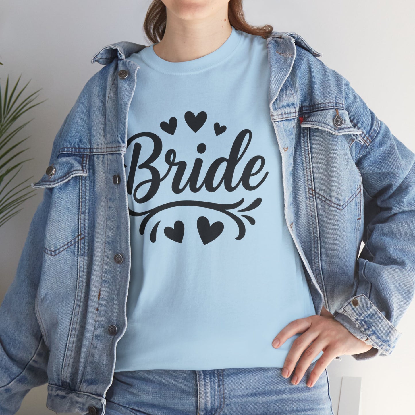 Bride and hearts Heavy Cotton T-Shirt