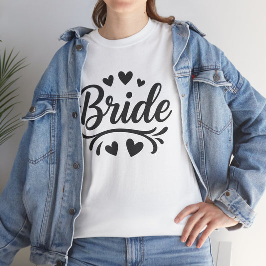 Bride and hearts Heavy Cotton T-Shirt