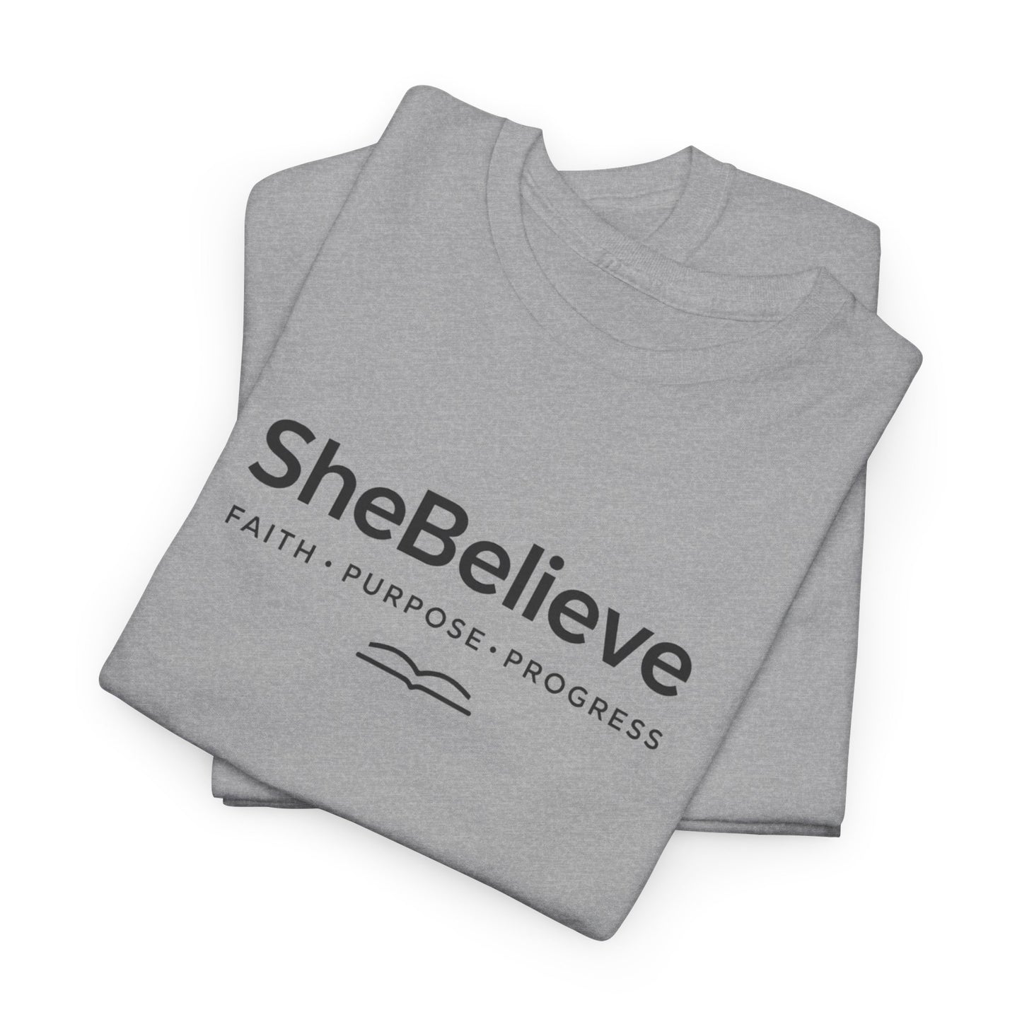 She Believe Co. T-Shirt | Faith x Purpose Christian Apparel