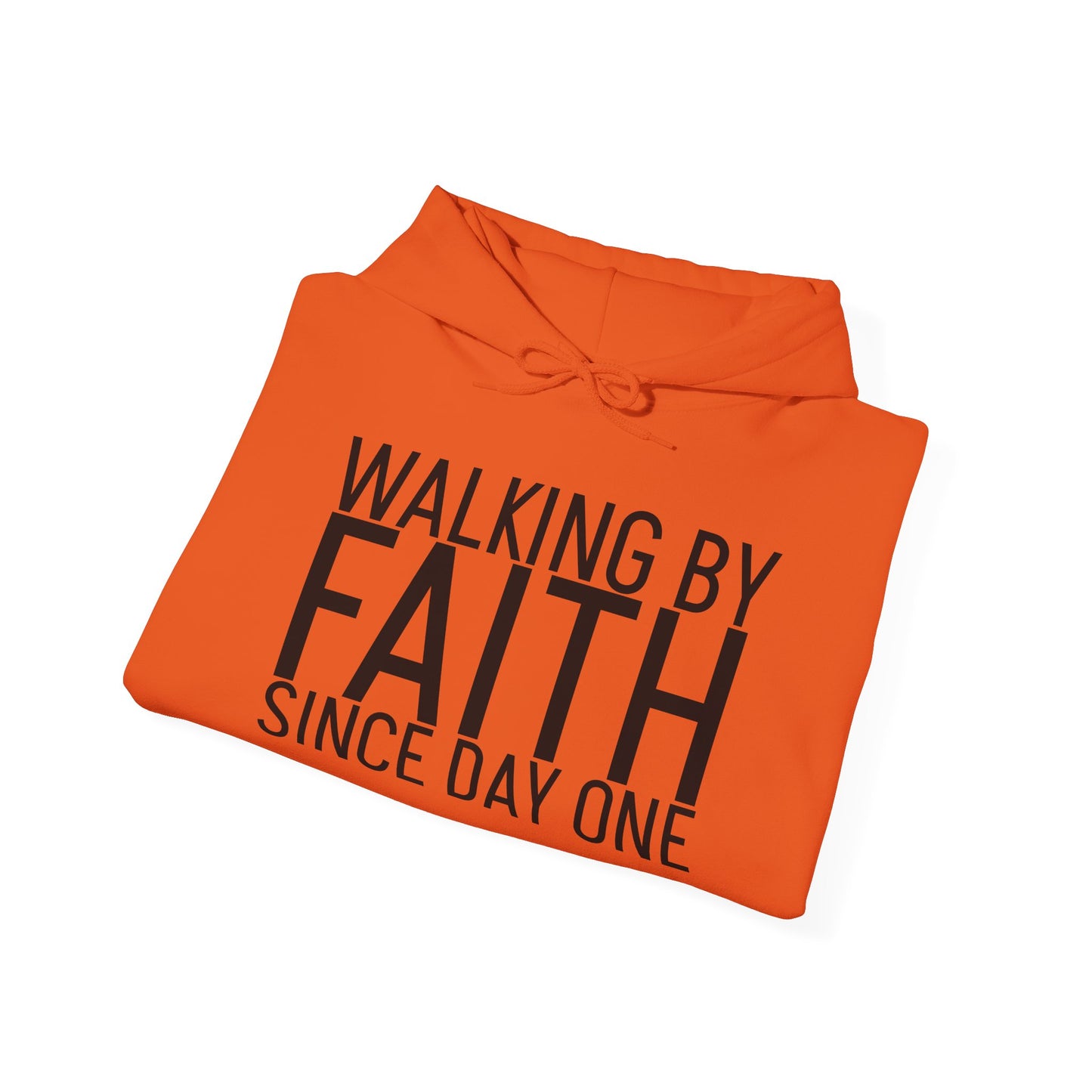 Walking by Faith Since Day One - Hoodie