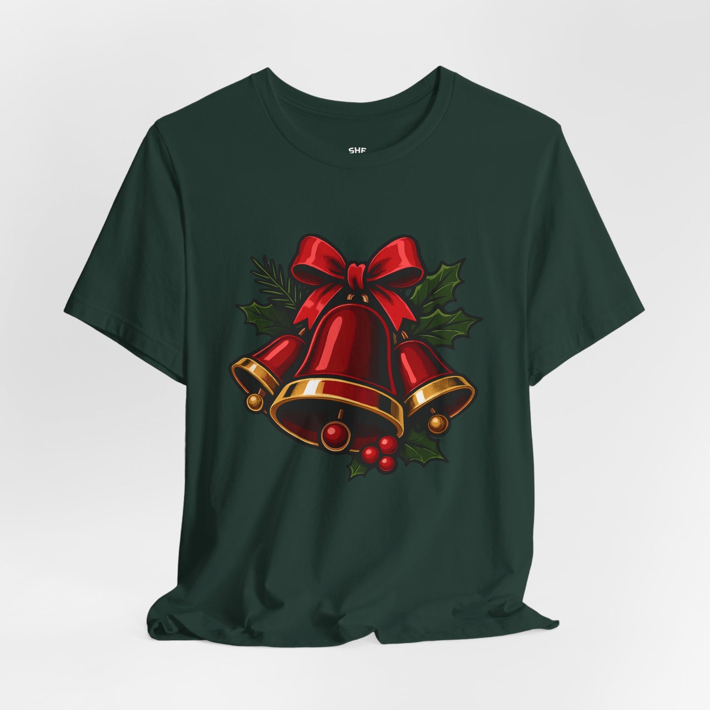 Christmas Bells Festive Holiday T-Shirt
