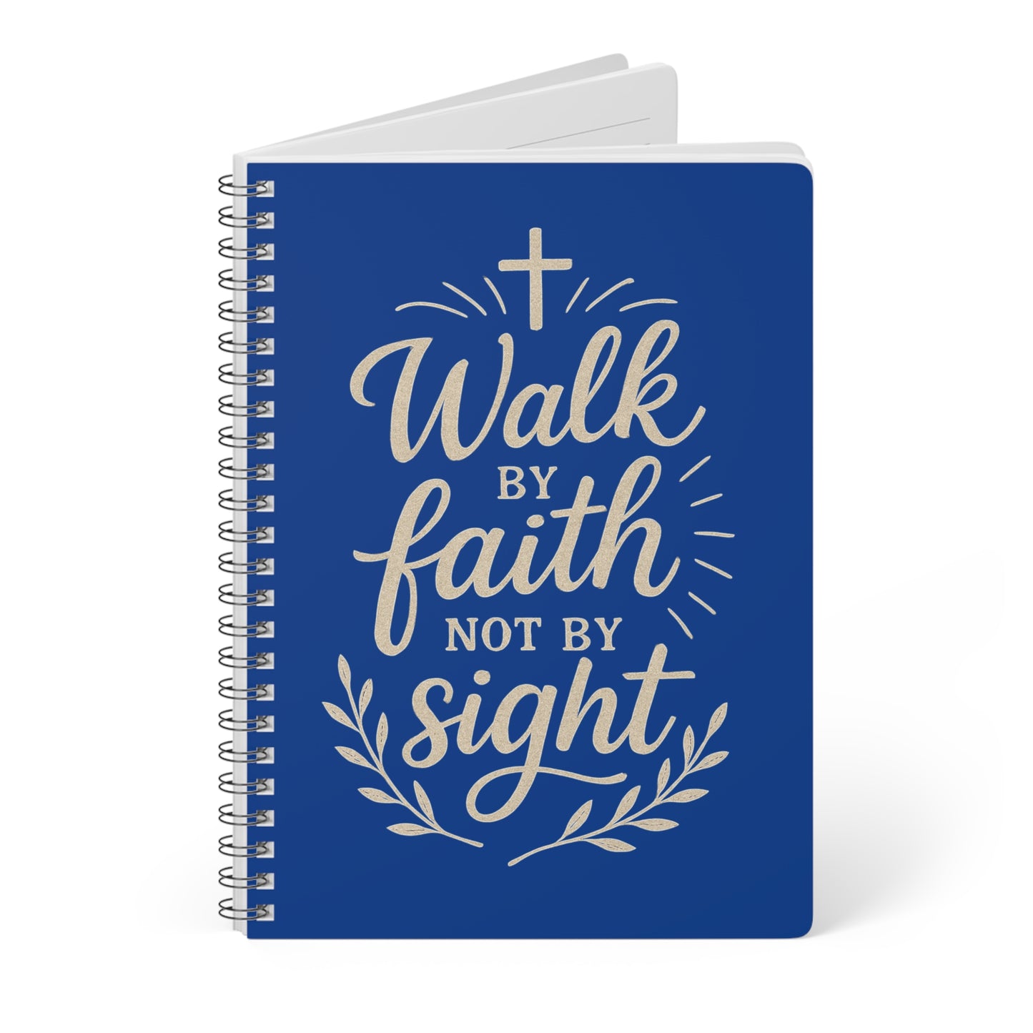 Walk by Faith Not By Fear Journal Notebook - Blue