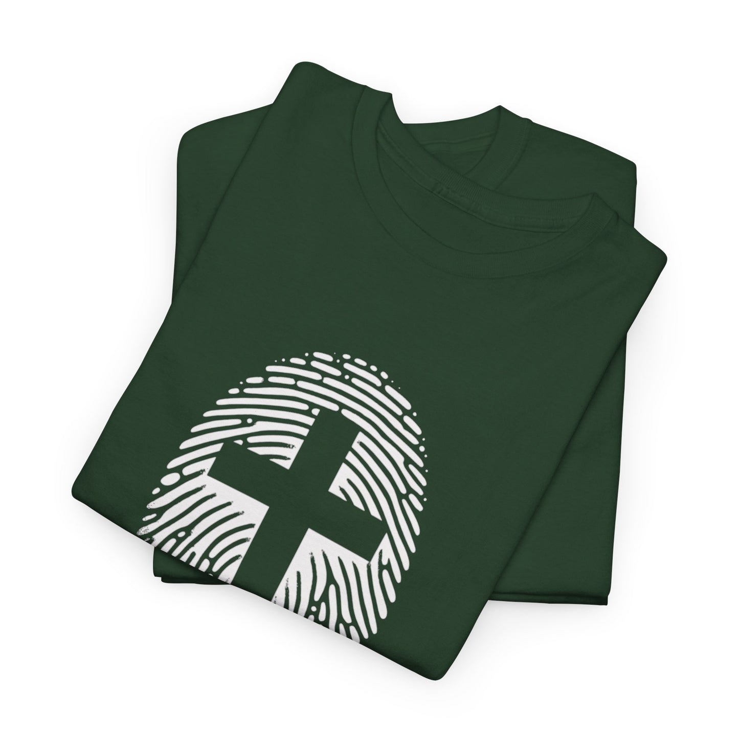 White Finger Print  T-Shirt