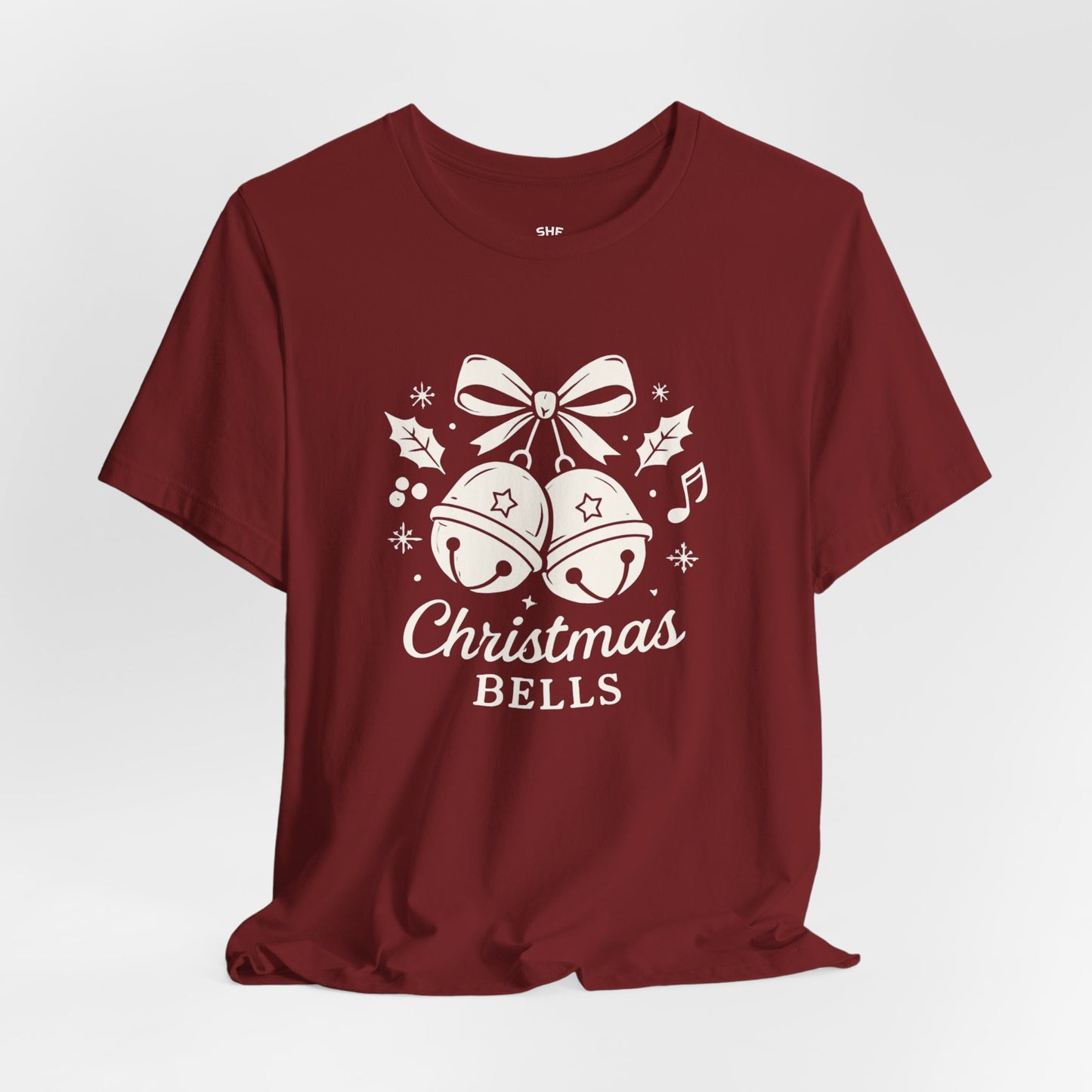 Christmas Bells T-Shirt — Festive Holiday Tee with Jingle Bell Design