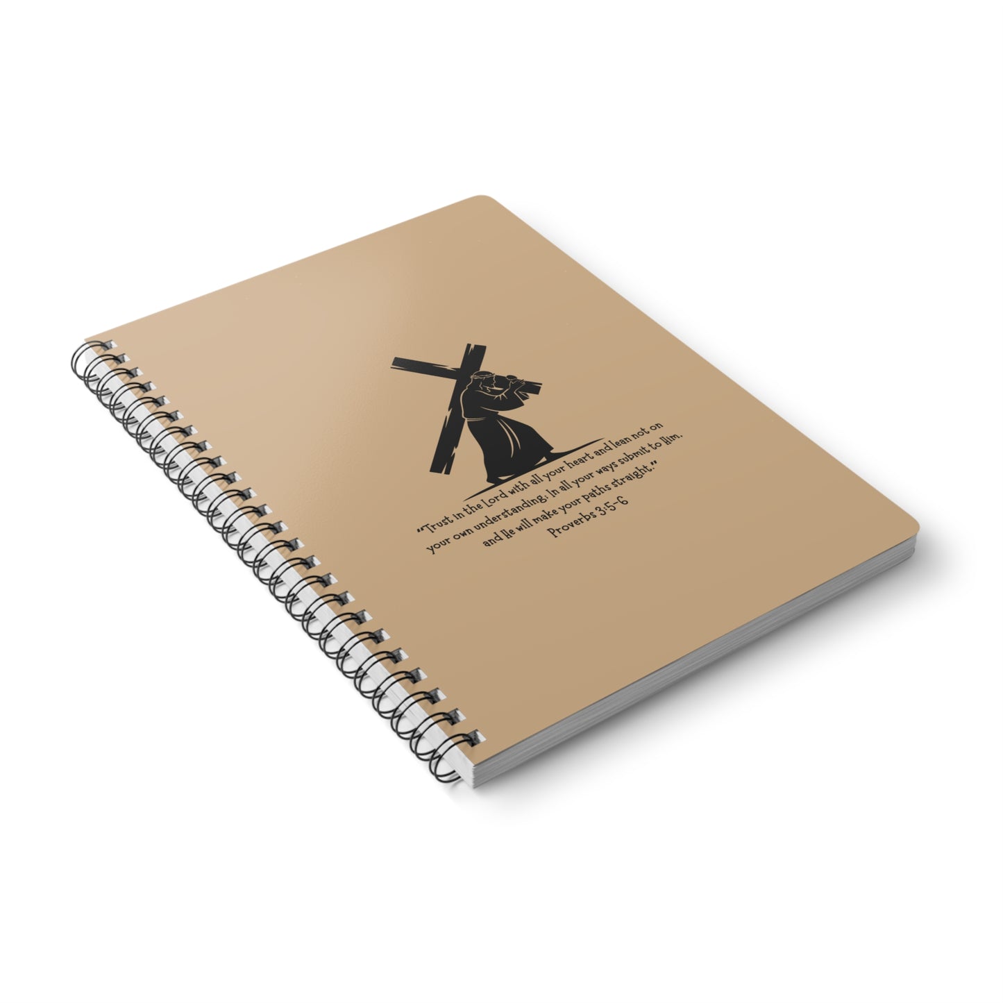 Christian Journal Notebook - Trust in the LORD with all your heart Proverbs 3:5-6