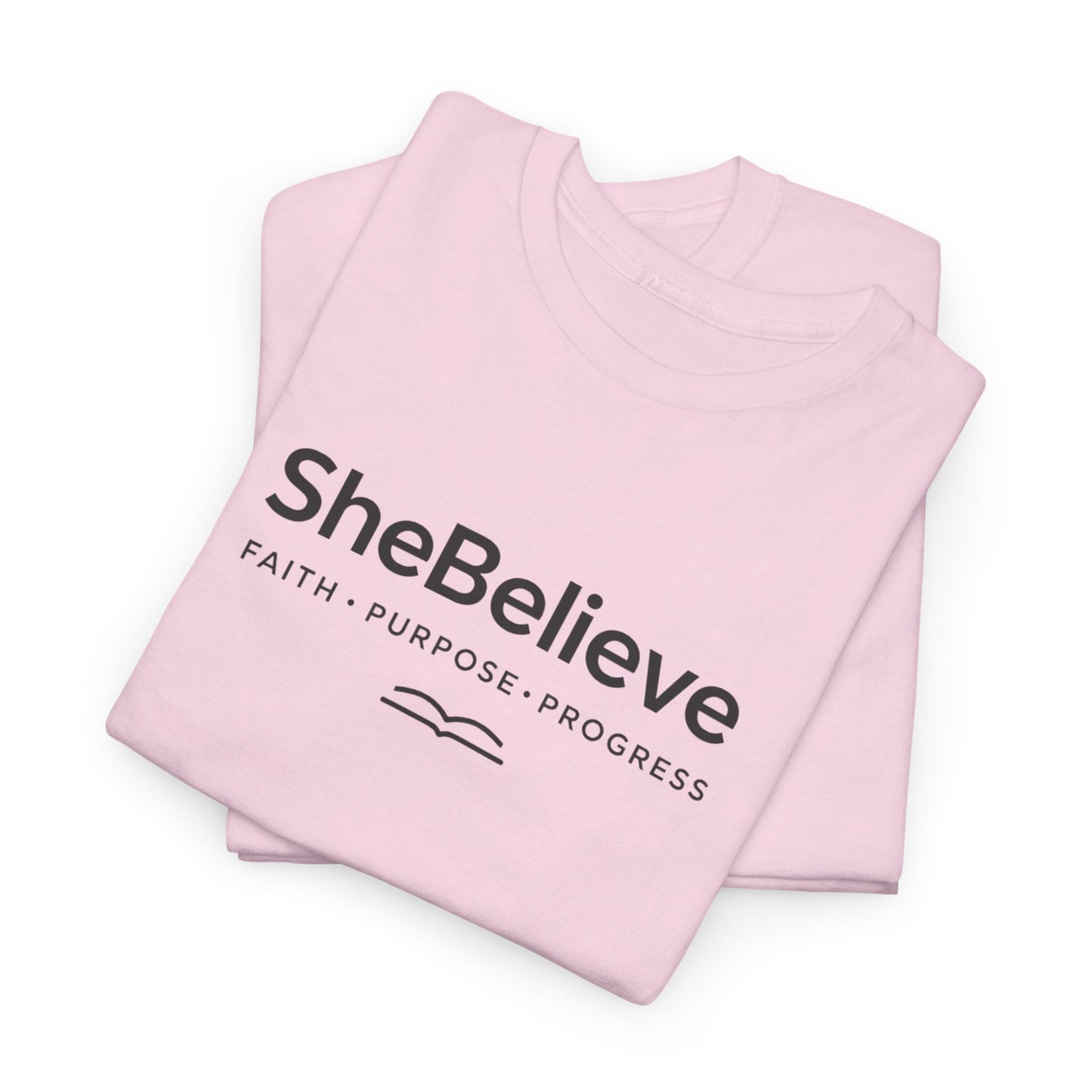 She Believe Co. T-Shirt | Faith x Purpose Christian Apparel