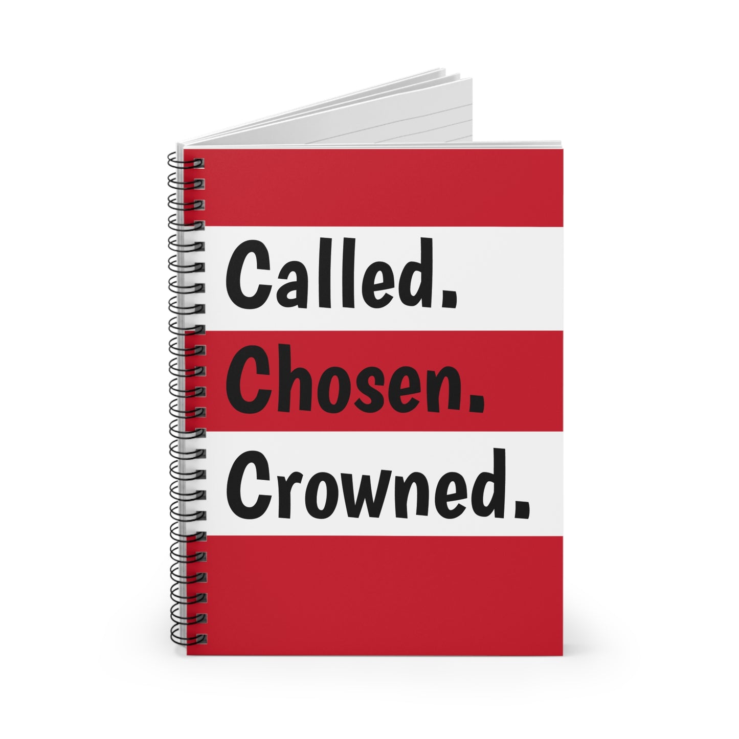 Called, Chosen, Crowned: A Royal Faith Journal for Women of Divine Purpose Notebook, Red