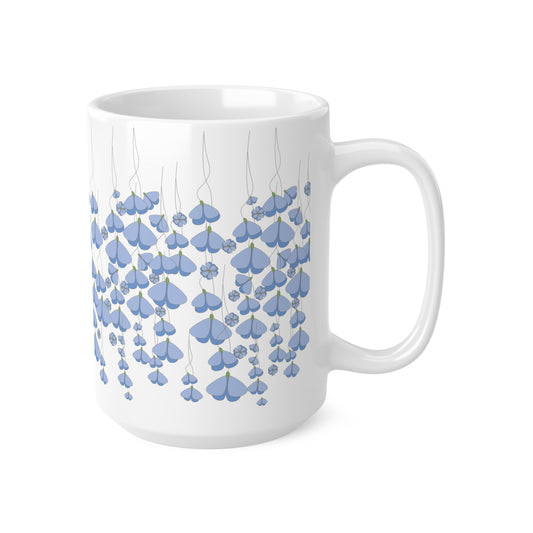 Blue Butterflies Coffee Cups - 11oz & 15oz, Mug