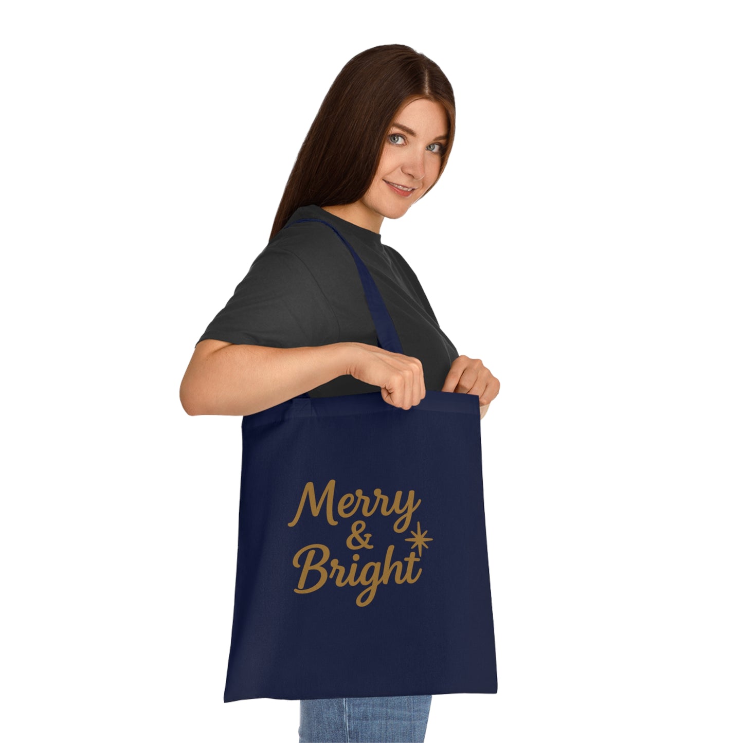 Christmas Totebag Merry and Bright