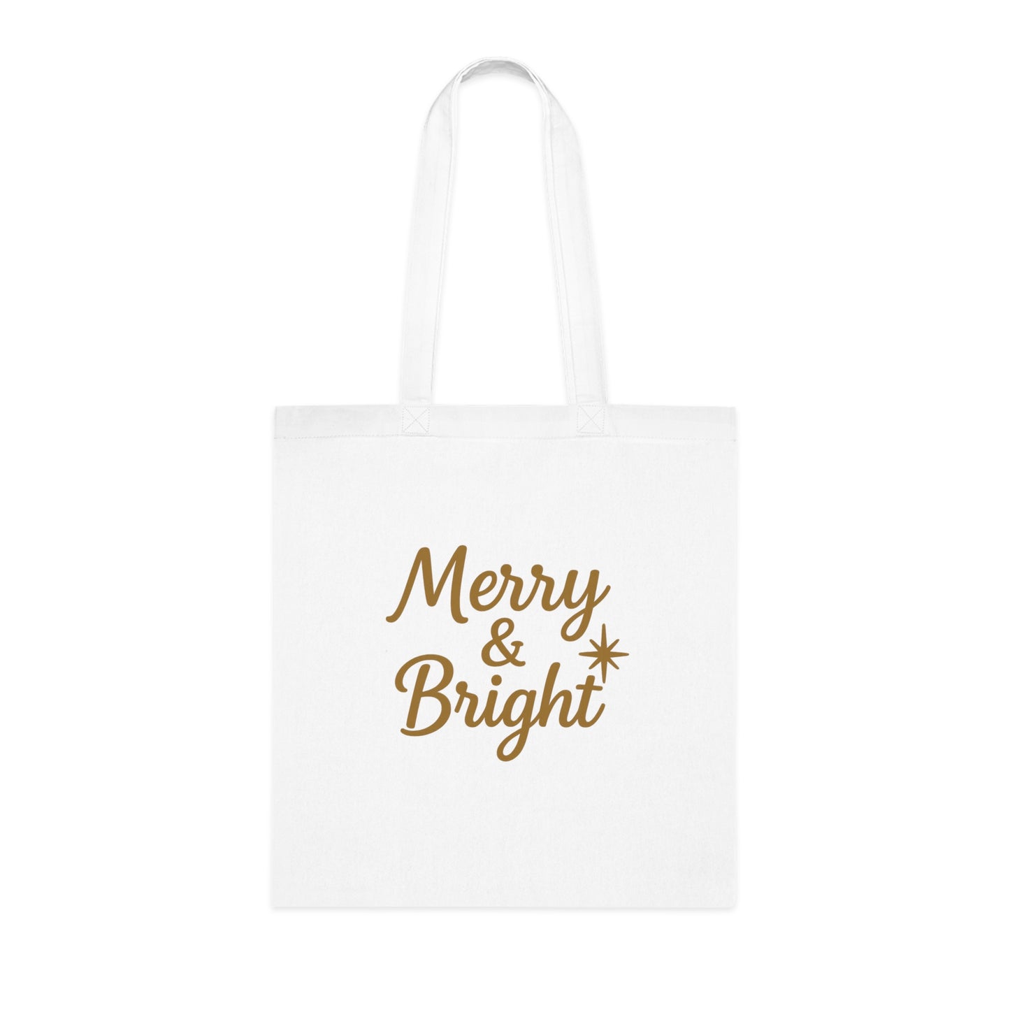Christmas Totebag Merry and Bright