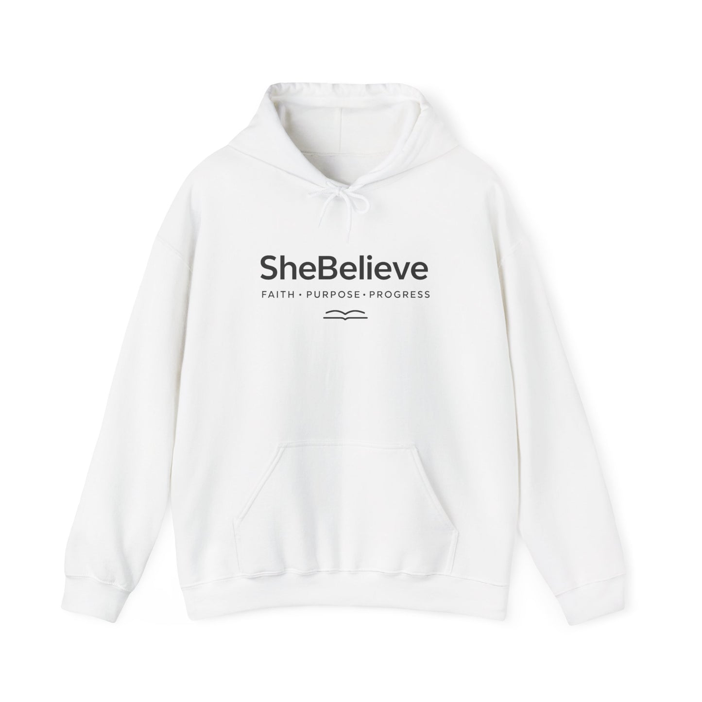 She Believe Co. Hoodie | Faith x Purpose Christian Apparel
