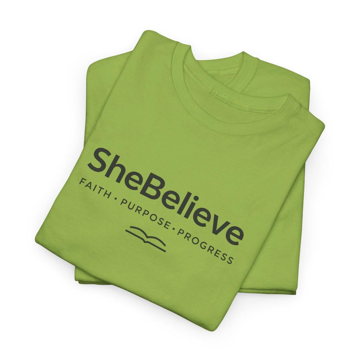 She Believe Co. T-Shirt | Faith x Purpose Christian Apparel