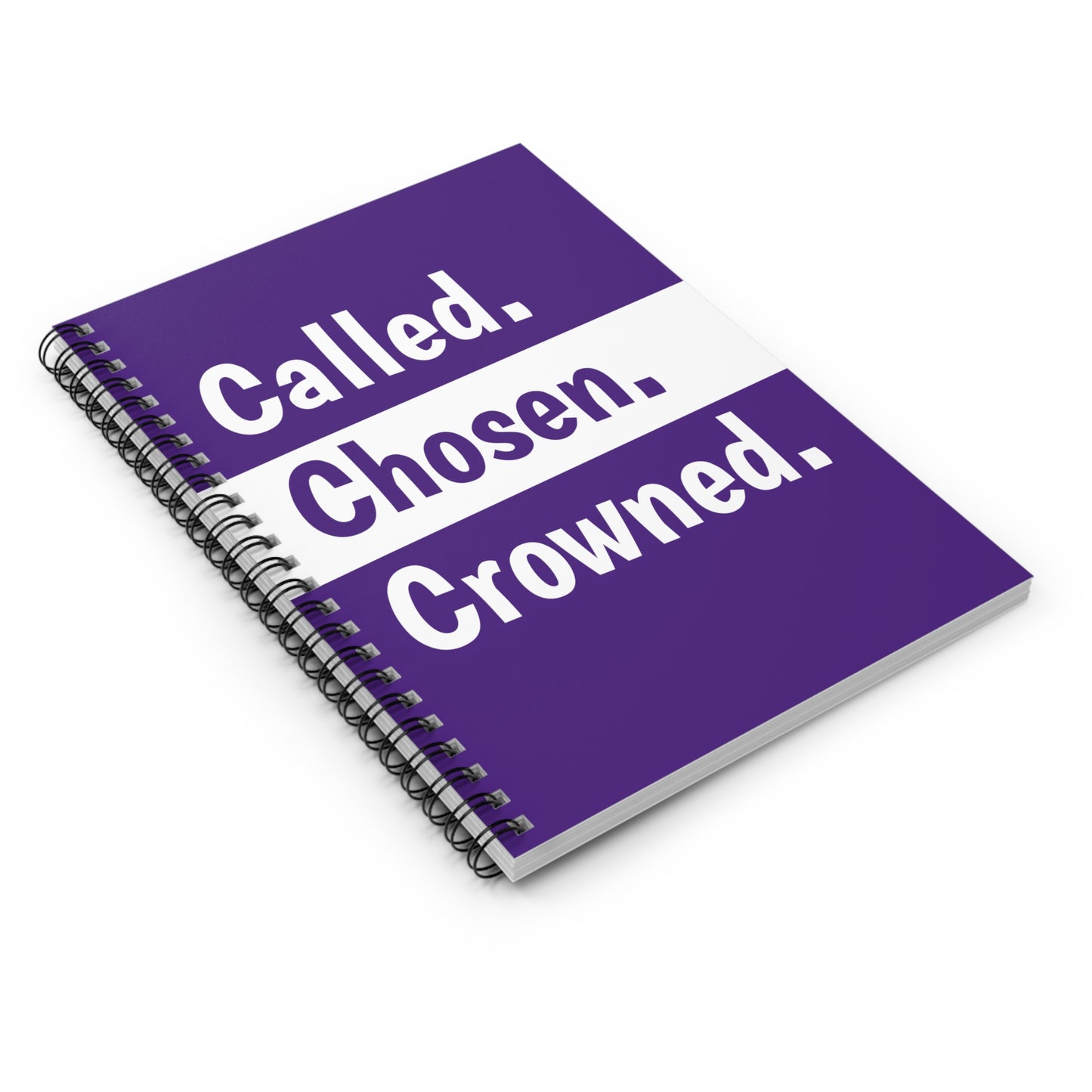 Called, Chosen, Crowned: A Royal Faith Journal for Women of Divine Purpose Notebook, Purple
